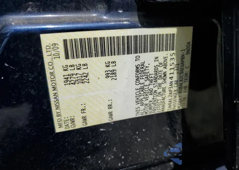 2010 Nissan Altima Base from USA, damaged, VIN 1N4AL2AP3AN411535